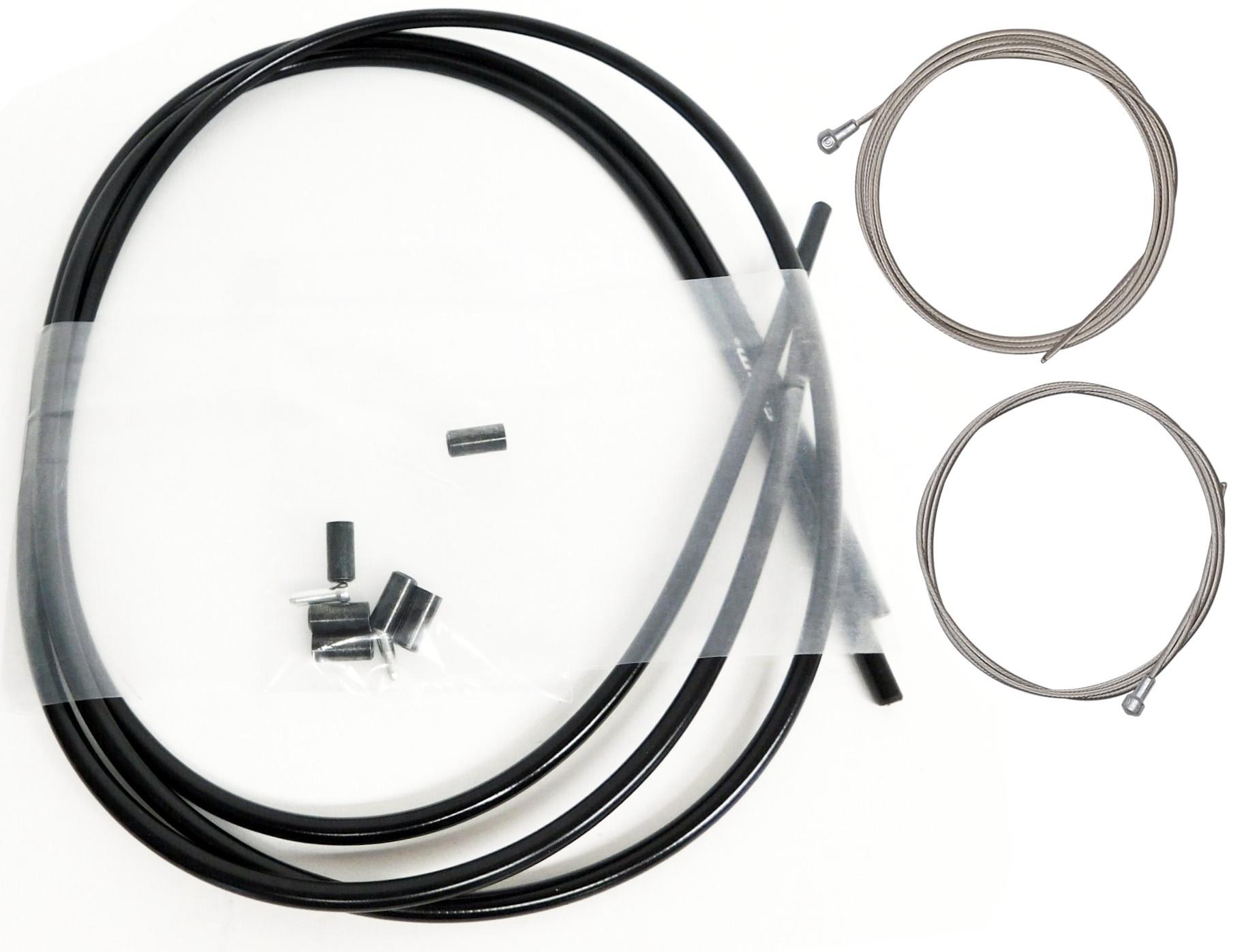 Jeu de câbles de dérailleur Sram Slick Wire Route/VTT noir 4mm