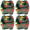Pédales LOOK ACTIV GRIP CITY Vert