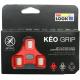 Cales Pédales LOOK KEO GRIP Rouge