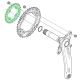 Plateau SHIMANO SLX FC-M675 2x10Vit -28T Intérieur