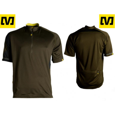 Maillot Mavic NOTCH VTT Noir/Kaki : M