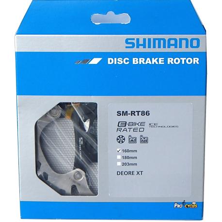 Disque SHIMANO XT SM-RT86 - 6 Trous/160mm