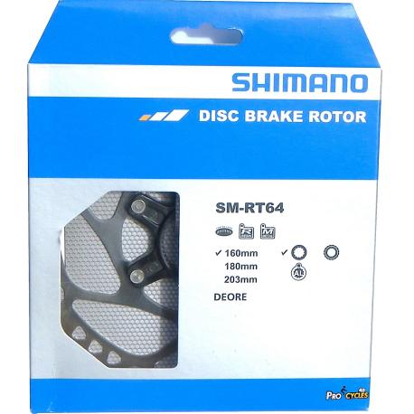 Disque SHIMANO SM-RT64 - 180mm Center Lock