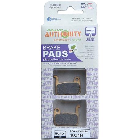Plaquettes BRAKE AUTHORITY Burly B Shimano XTR / XT / Saint...