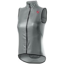 Coupe Vent CASTELLI Aria Femme Sans Manches - Gris Clair