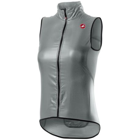 Coupe Vent CASTELLI Aria Femme Sans Manches - Gris Clair