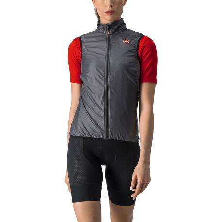 Coupe Vent CASTELLI Aria Femme Sans Manches - Gris Fonce