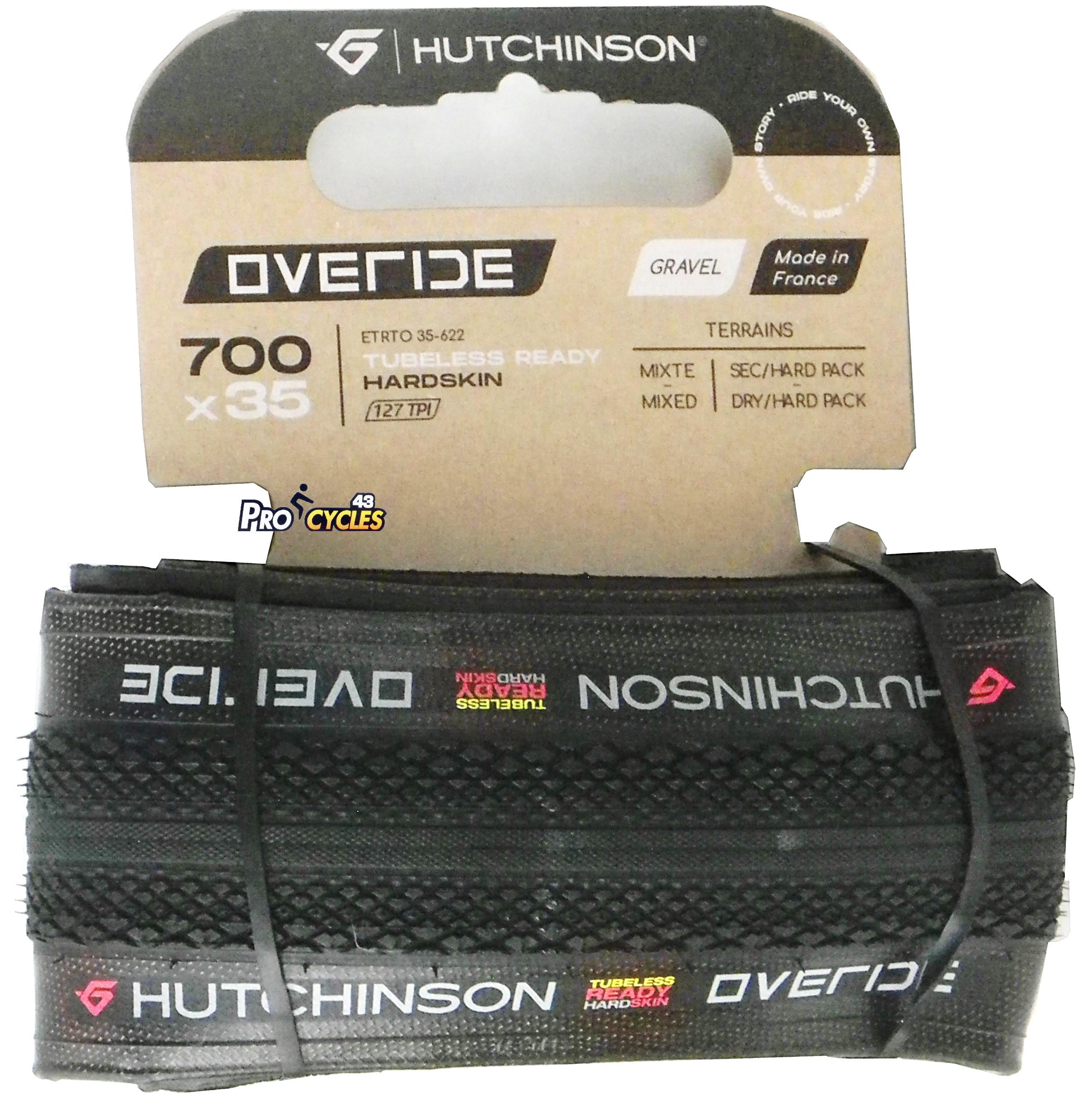 Hutchinson Override Pneu Gravel 700x38 Tubeless Pneu Gravel