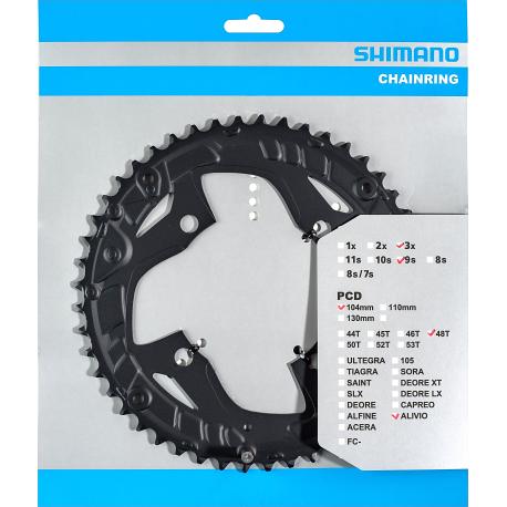 Plateau SHIMANO Alivio FC-M4010 3x9v -48T