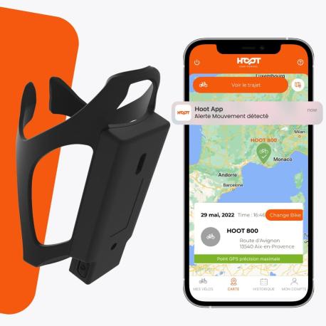 Traceur GPS HOOT 800 Porte-Bidon de vélo