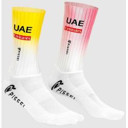 Chaussette PISSEI Aero UAE Team Emirates Giro + Tour 2024 Chaussette PISSEI Aero UAE Team Emirates Giro + Tour 2024