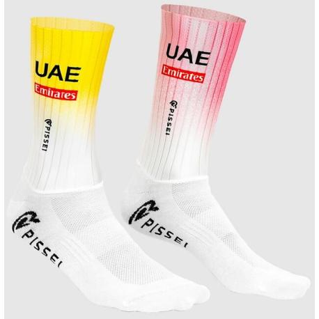 Chaussette PISSEI Aero UAE Team Emirates Giro + Tour 2024 Chaussette PISSEI Aero UAE Team Emirates Giro + Tour 2024