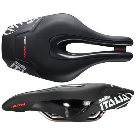 Selle ITALIA Iron Evo Superflow Rails: Ti 316