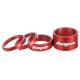 Entretoises SB3 Spacers Alu 1-1/8 Rouge LOT DE 4