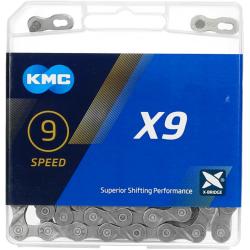 Chaine KMC X9 114L - 9v