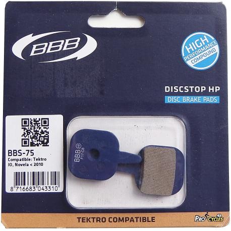 Plaquettes BBB Tektro Novela Organiques