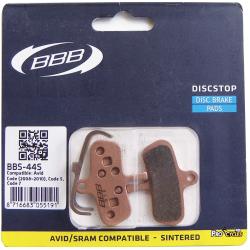 Plaquettes BBB Avid Code Métal
