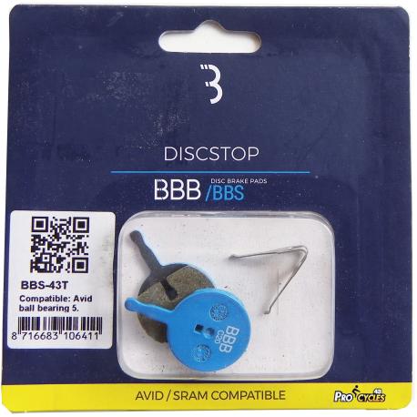 Plaquettes BBB Avid BB5 Organiques