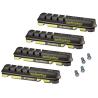 Patins SWISSSTOP Flash Evo Black Prince (Shimano) Carbon x4