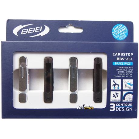 Patins BBB CarbStop (Campagnolo) x4