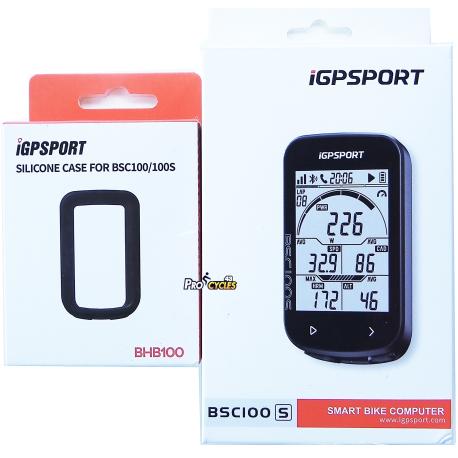Compteur iGPSPORT BS100S + ETUI SILICONE