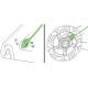 Capteur de Vitesse SHIMANO EW-SS301 pour Disque