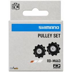 Galets de dérailleur SHIMANO SLX RD-M663 - 10vit