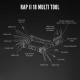 Multi-Outils LEZYNE RAP II-18 - 18 Fonctions