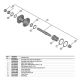 Axe de Roue Arrière SHIMANO WH-MT501 Centerlock