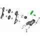 Axe de fixation dérailleur arrière Shimano Ultegra RD-R8000