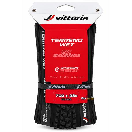 Pneu VITTORIA Terreno Wet CX Tubeless Ready - 700x33
