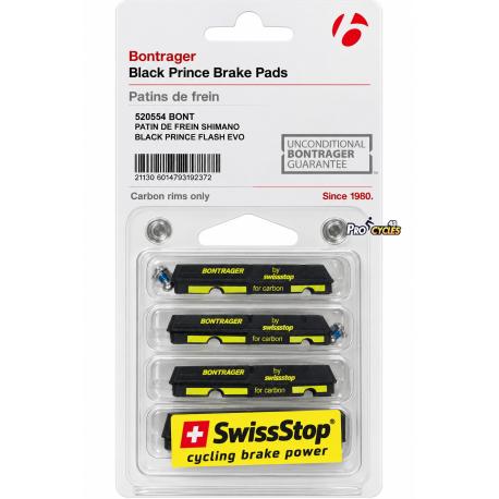 Patins SWISSSTOP Flash Evo Black Prince (Shimano) Carbon x4