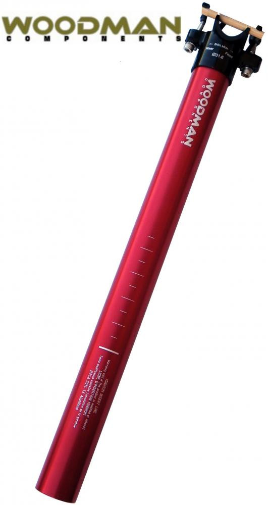 Tige De Selle Woodman POST DX Aluminium – 31,6 Mm X 250 Mm – Route/Course