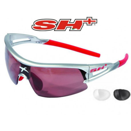 Lunette SH+ RG 4600 Argent/Rouge Polarized