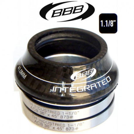 Jeu De Direction BBB BHP-43 Integrated Carbon Intégré - 1-1/8"