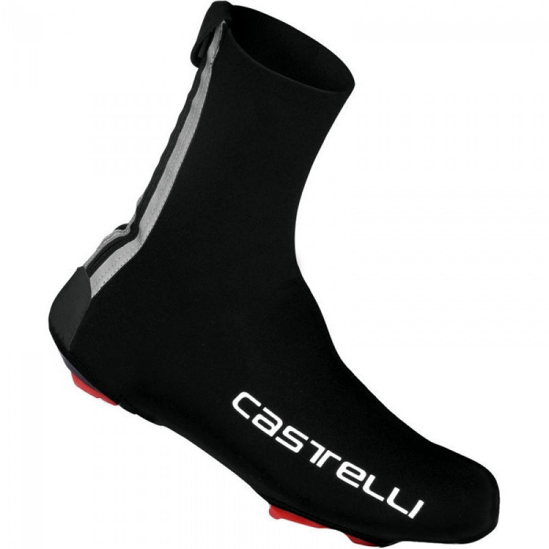 Castelli Couvre-Chaussures Diluvio Noir Femme Val de Loire Velo