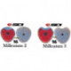 Talonnettes Sidi pour semelle Millenium 3 et Carbone