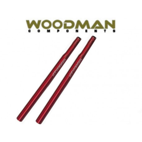 Prolongateurs de valves WOODMAN 72mm Rouge