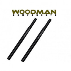 Prolongateurs de valves WOODMAN 72mm Noir