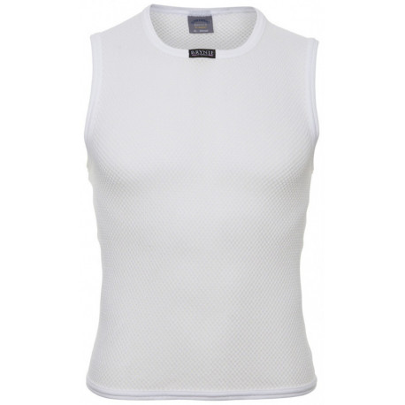 Maillot Sous-Vetements BRYNJE C-SHIRT Super-Thermo Sans Manches Blanc - XXL