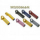 Bar Ends WOODMAN Chupa L Gris