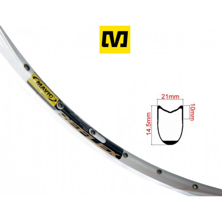 Jante MAVIC Reflex Argent à Boyaux 36 Trous