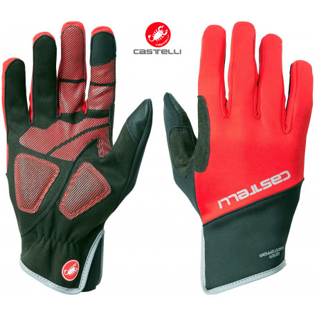 Gants CASTELLI SCALDA PRO Noir/Rouge : XXL