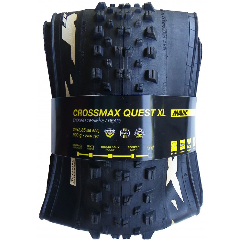 pneu tubeless Mavic Crossmax quest 29 pouces pas chers