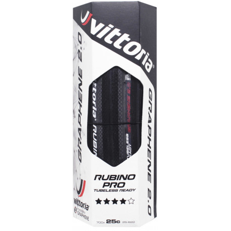 Pneu VITTORIA RUBINO PRO Graphene 2.0 Tubeless Ready - 700x25