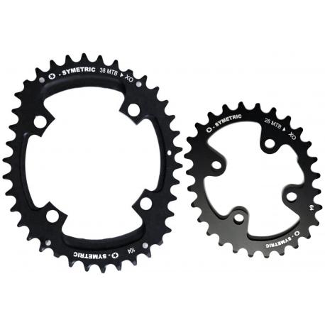 Kit Plateau O.SYMETRIC SRAM X0 38/28 - 2x10v